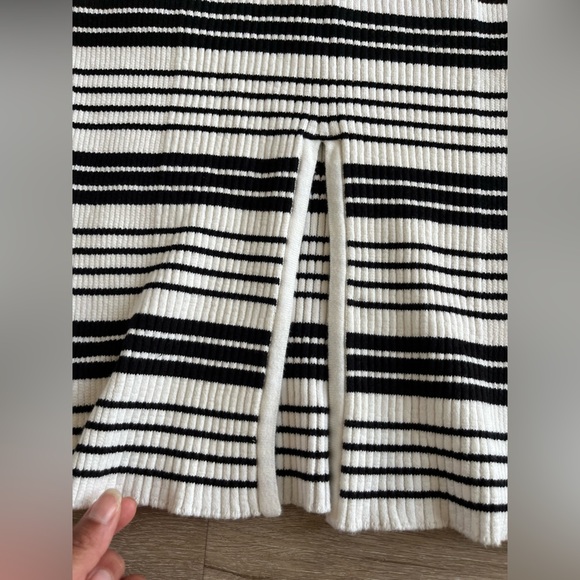 Moth Anthropologie Serilda Knit Ribbed Striped Pencil Skirt SZ S - Picture 7 of 8